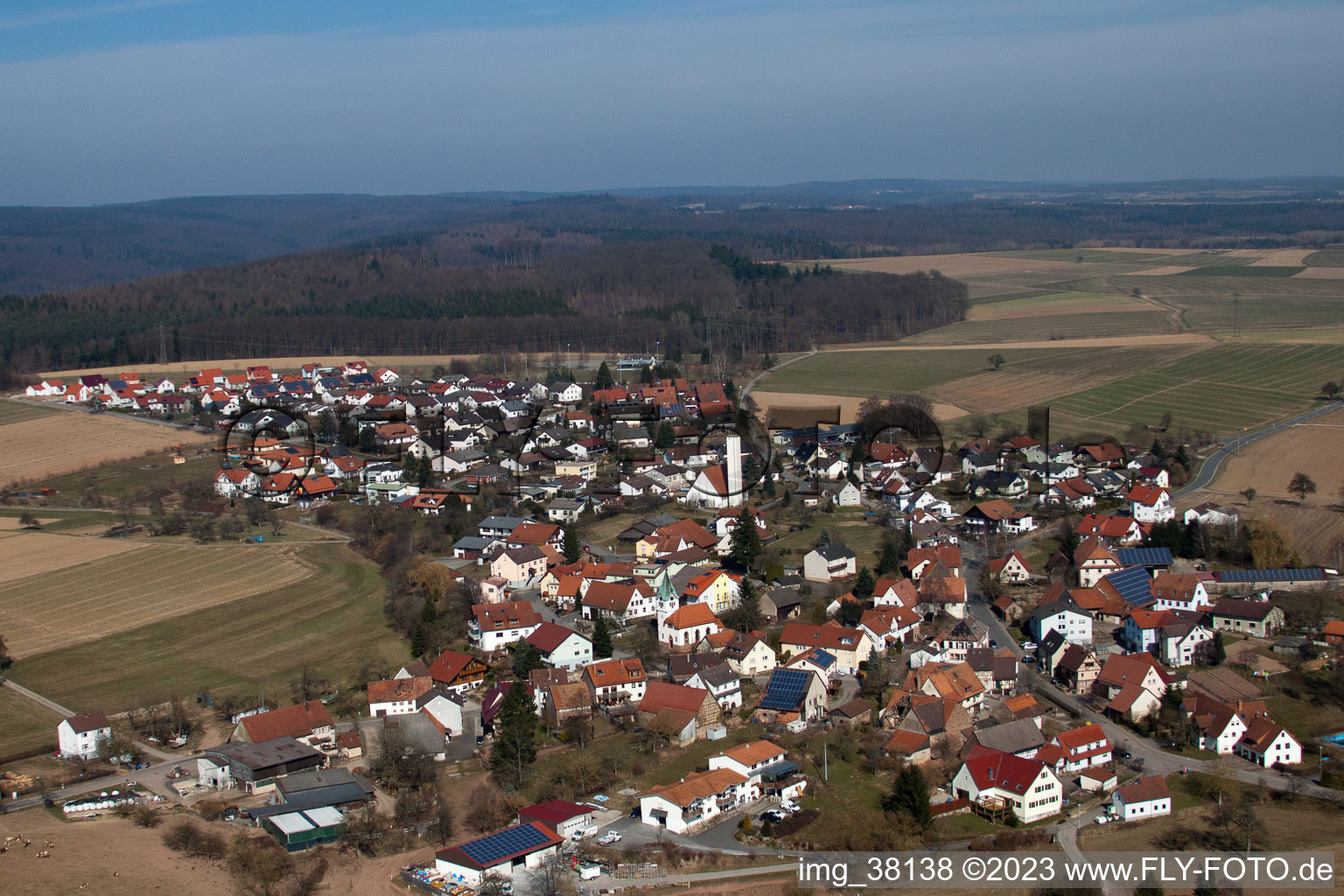 Luftaufnahme von Reichenbuch im Bundesland Baden-Württemberg, Deutschland