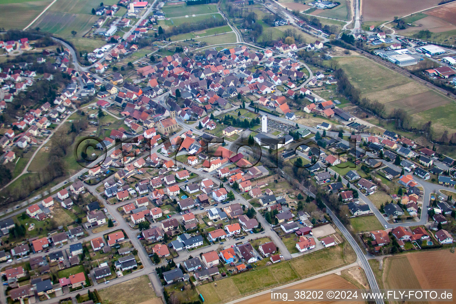 Ortsteil Richen in Eppingen im Bundesland Baden-Württemberg, Deutschland