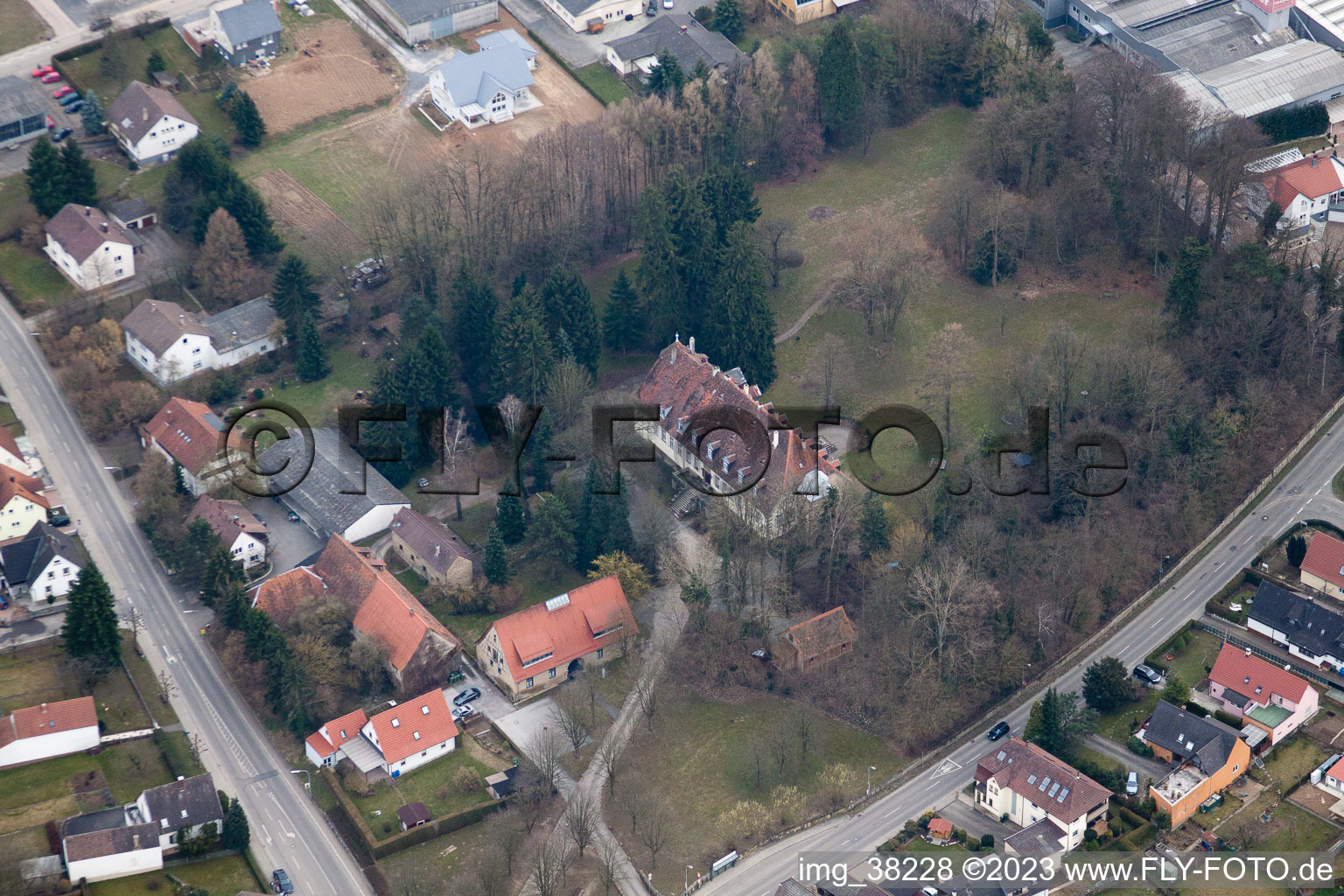 Luftaufnahme von Sulzfeld im Bundesland Baden-Württemberg, Deutschland