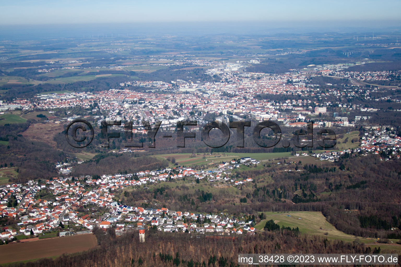 Luftaufnahme von Ludwigsthal im Bundesland Rheinland-Pfalz, Deutschland