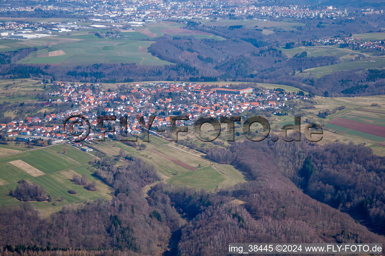 Luftaufnahme von Hilst im Bundesland Rheinland-Pfalz, Deutschland