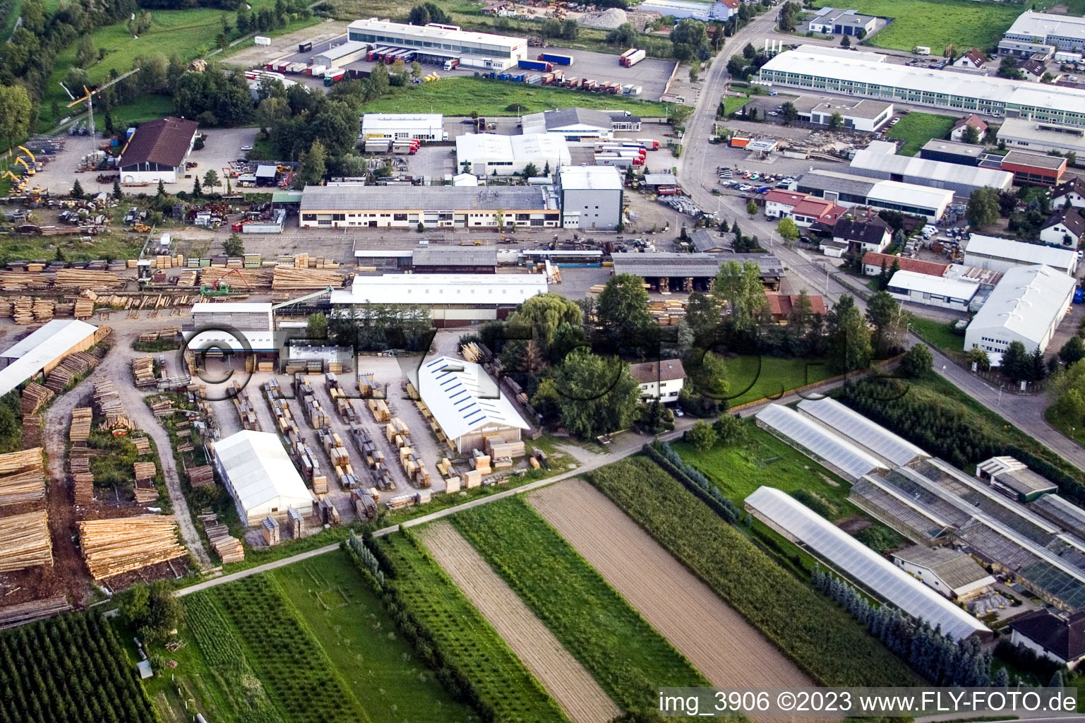 Vimbuch, Industriegebiet in Bühl im Bundesland Baden-Württemberg, Deutschland