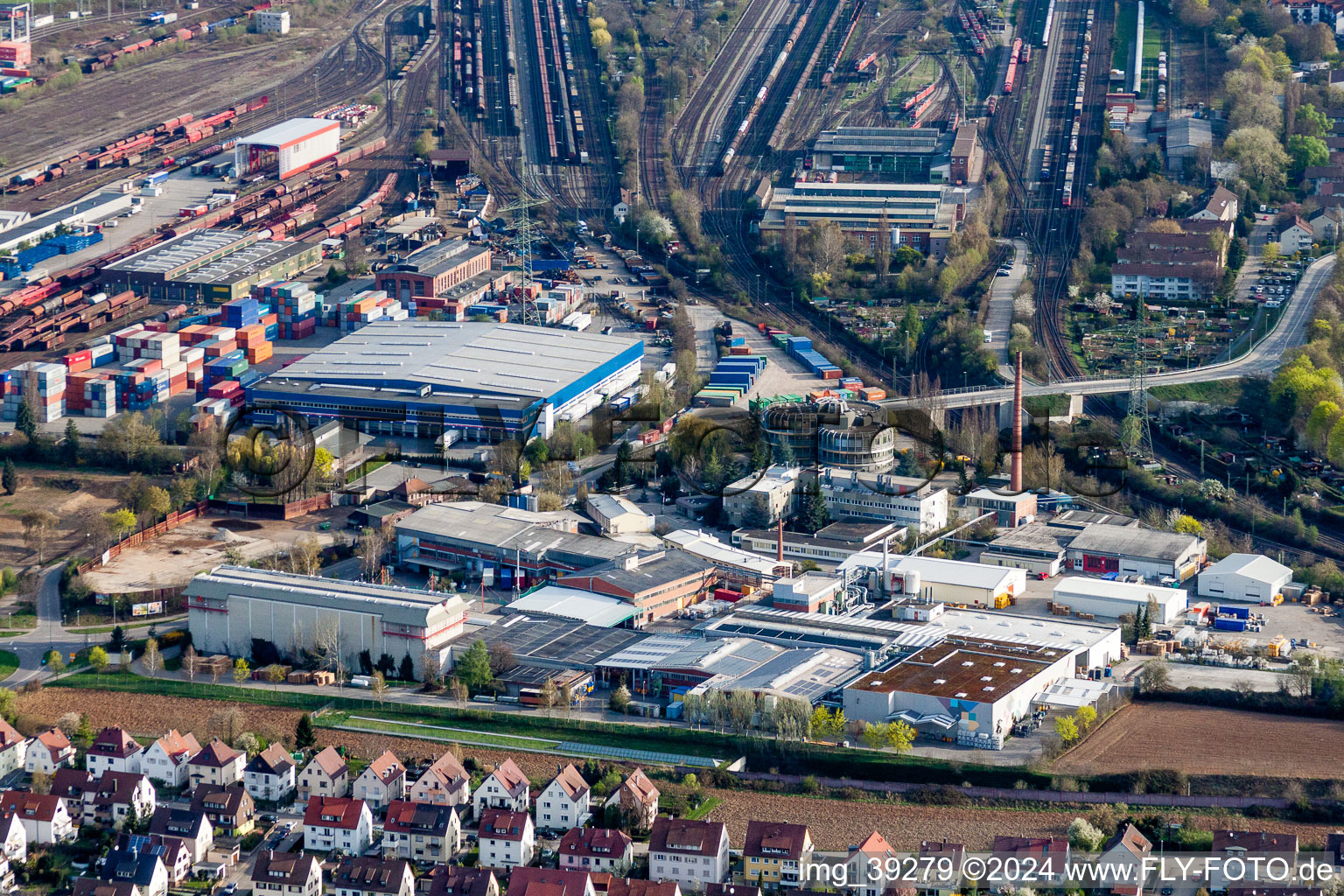 Jerich International - Stuttgart, Germany am Rangierbahnhof und Containerbahnhof der Deutschen Bahn in Kornwestheim im Bundesland Baden-Württemberg, Deutschland