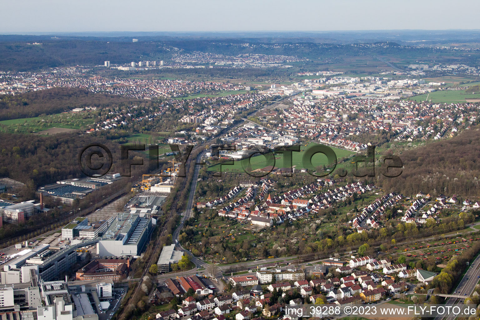 Luftbild von Korntal-Münchingen im Bundesland Baden-Württemberg, Deutschland