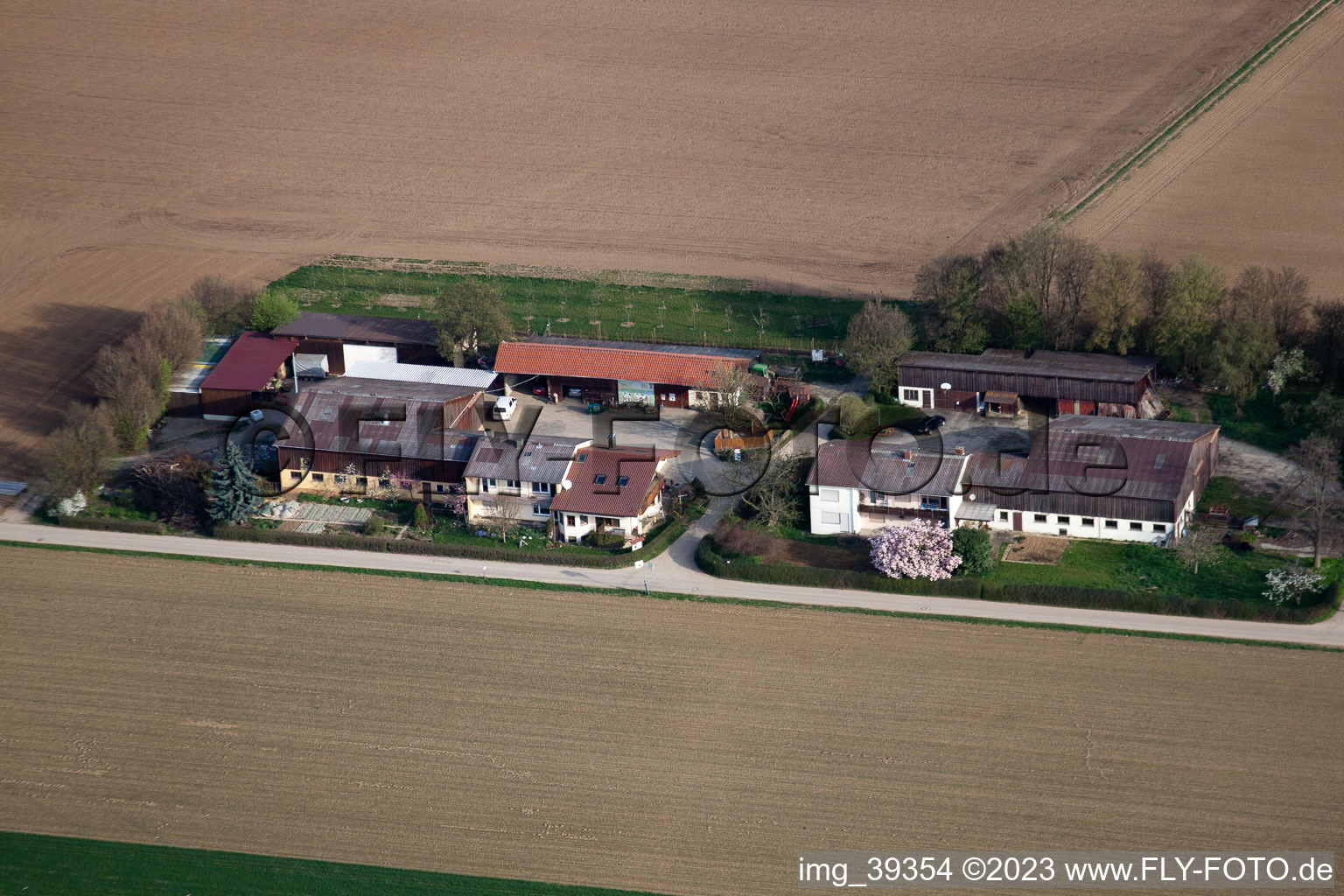 Luftaufnahme von Möglingen, Im Kornfeld im Bundesland Baden-Württemberg, Deutschland