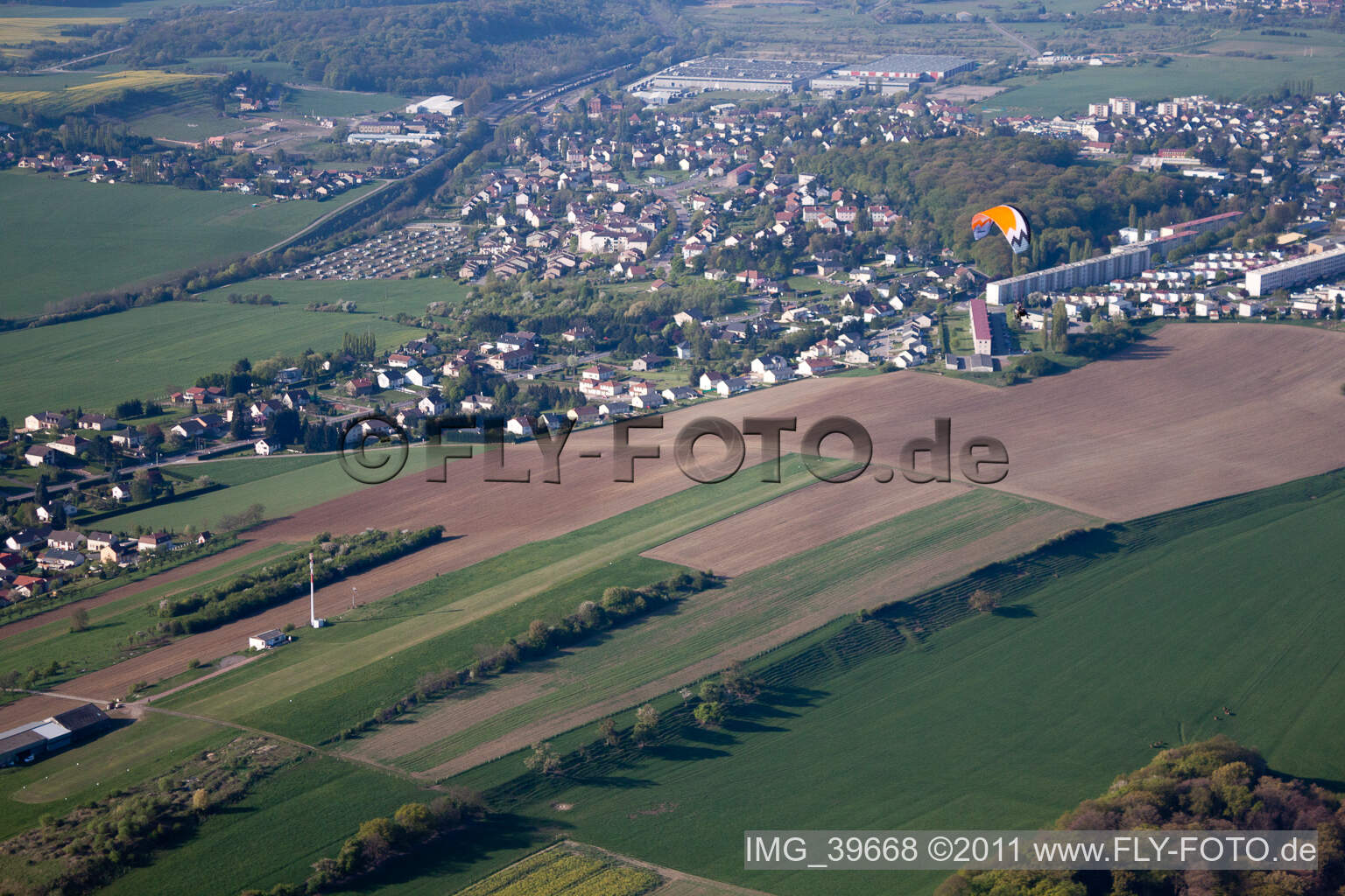 Luftbild von Saint-Avold im Bundesland Moselle, Frankreich