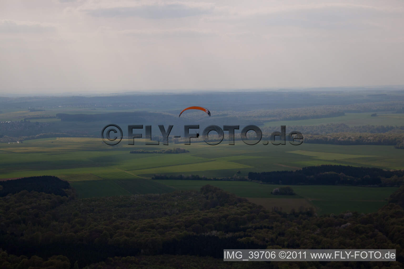 Luftbild von Entrange in Escherange im Bundesland Moselle, Frankreich