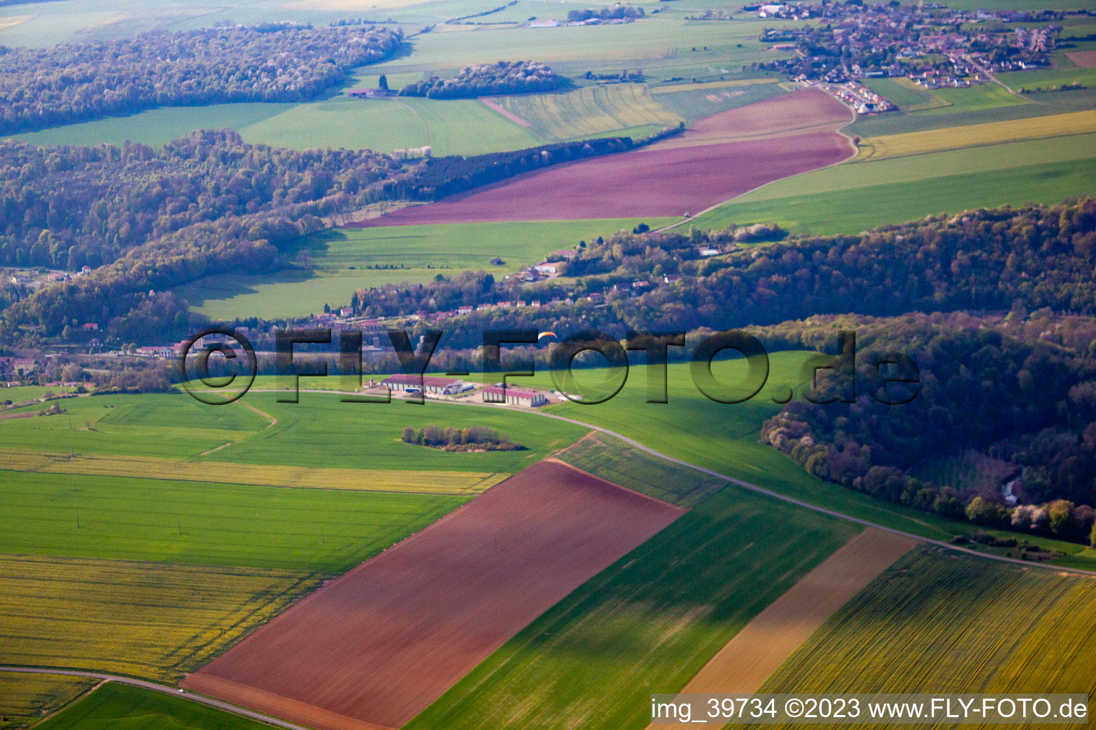 Luftbild von Cutry im Bundesland Meurthe-et-Moselle, Frankreich