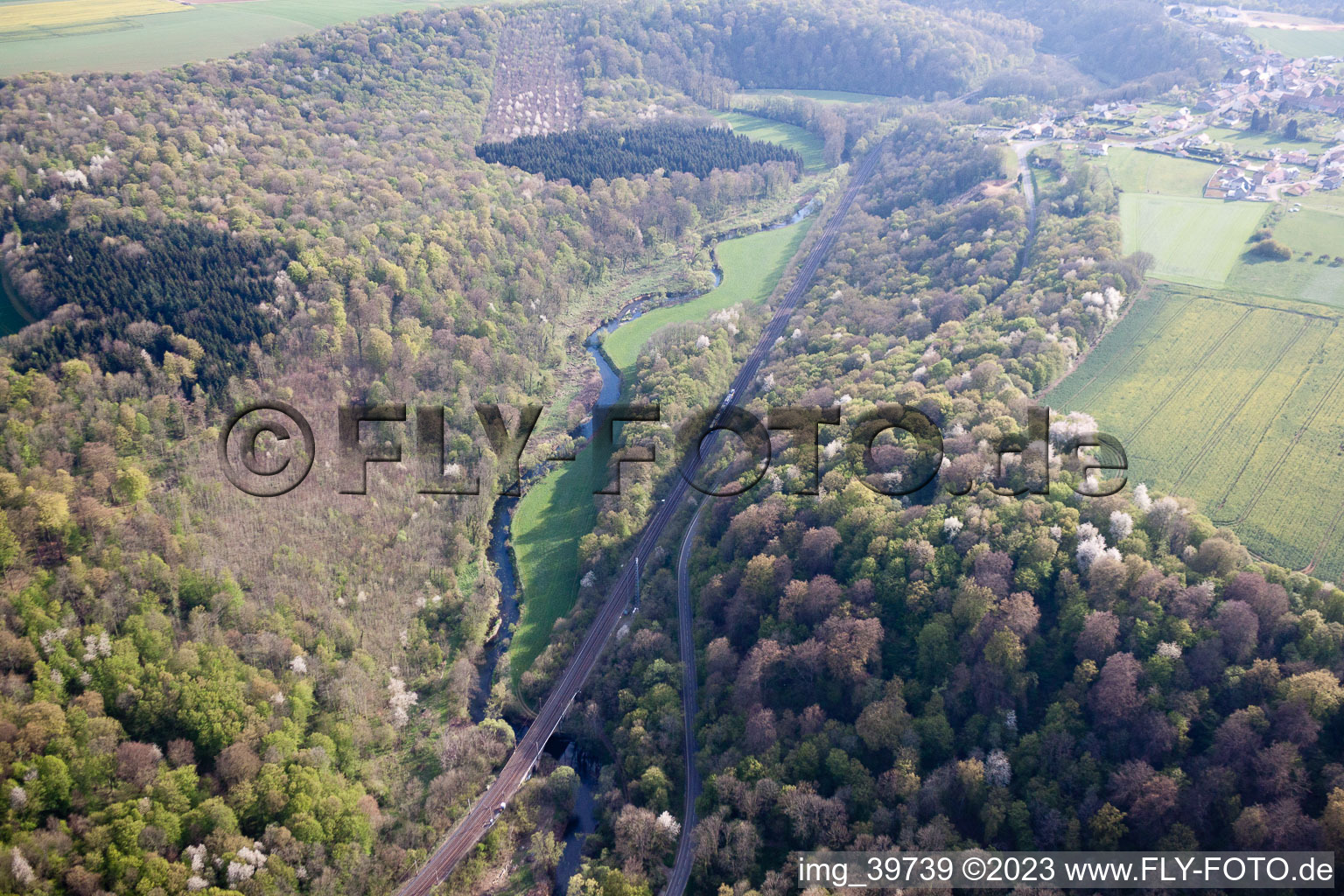 Luftbild von Cons-la-Grandville im Bundesland Meurthe-et-Moselle, Frankreich