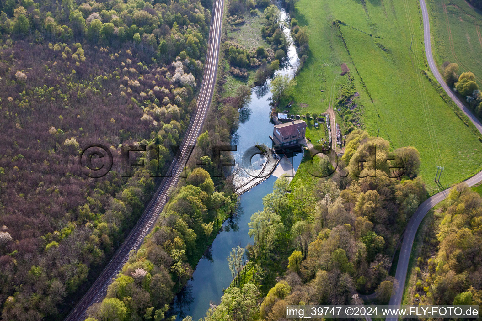 Wassermühle am Chiers in Villette im Bundesland Meurthe-et-Moselle, Frankreich