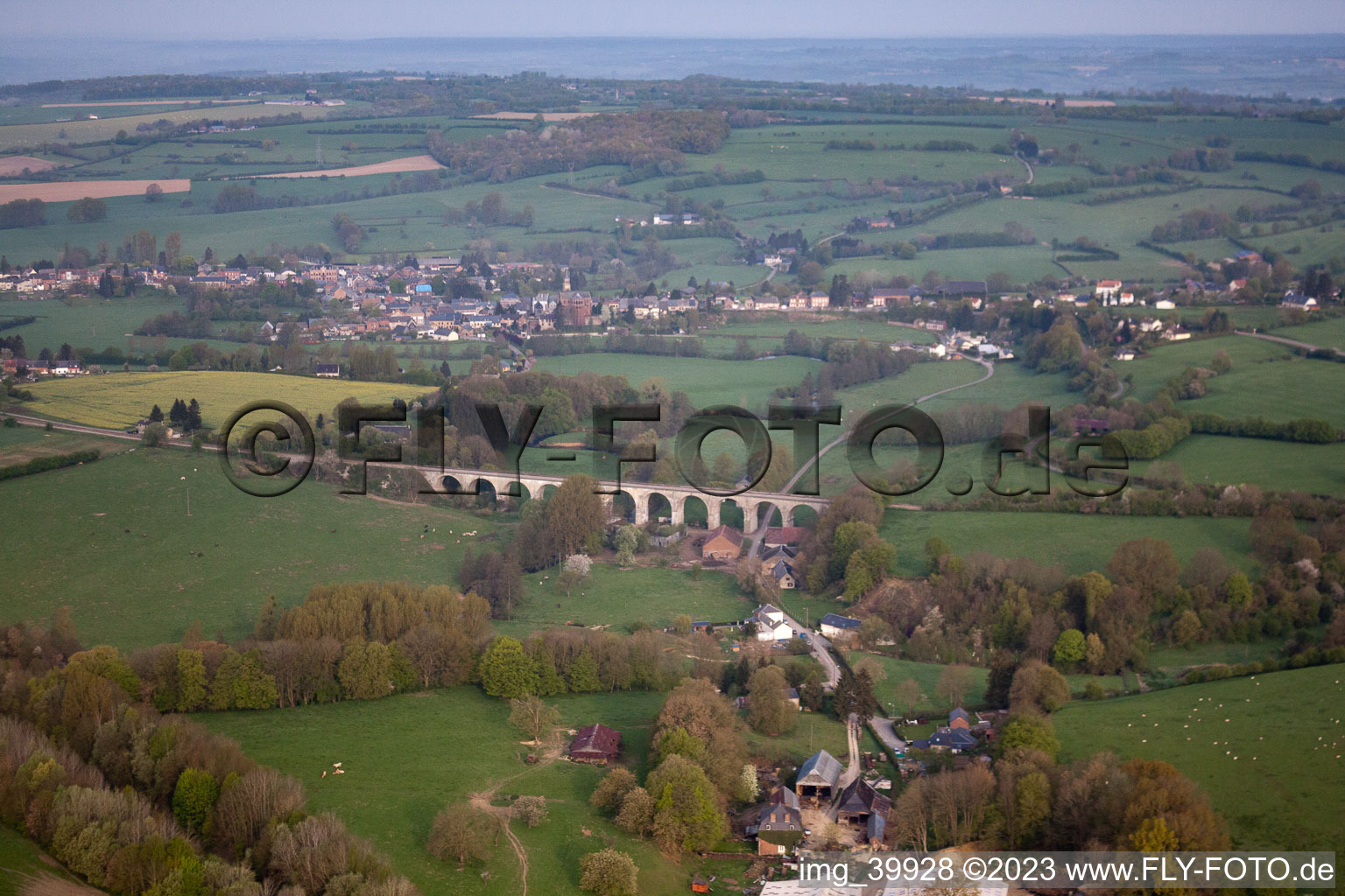 Luftbild von La Hérie im Bundesland Aisne, Frankreich