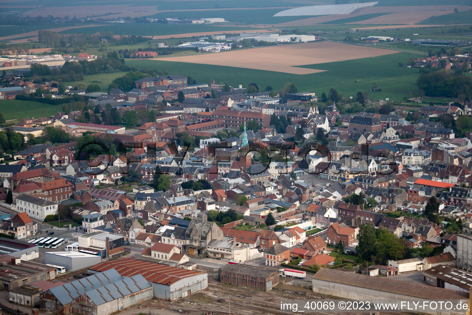 Luftaufnahme von Avesnes-lès-Bapaume im Bundesland Pas-de-Calais, Frankreich