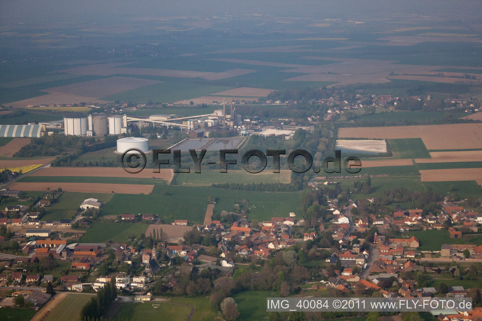 Luftbild von Boiry-Sainte-Rictrude im Bundesland Pas-de-Calais, Frankreich
