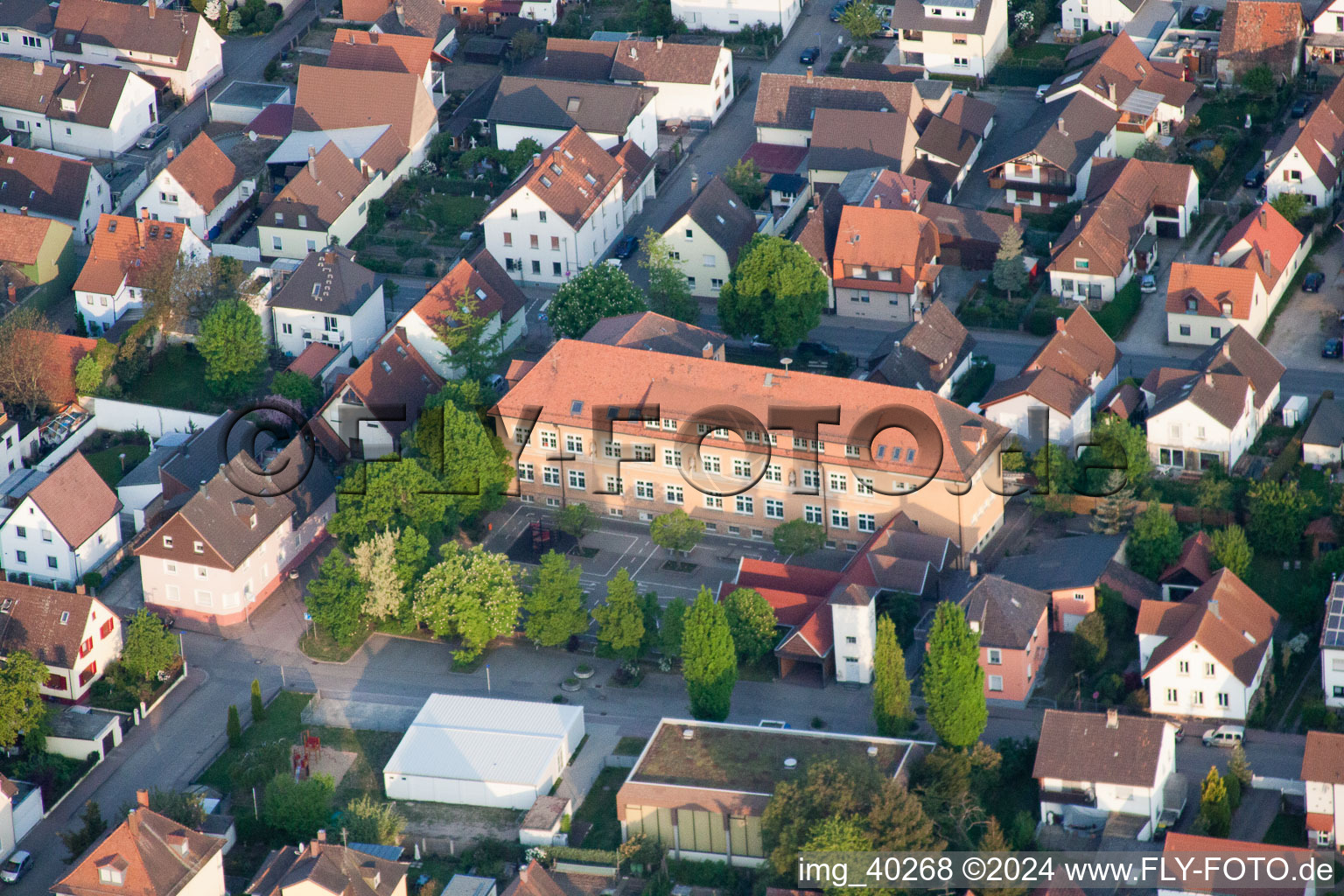 Friedrichschule in Durmersheim im Bundesland Baden-Württemberg, Deutschland