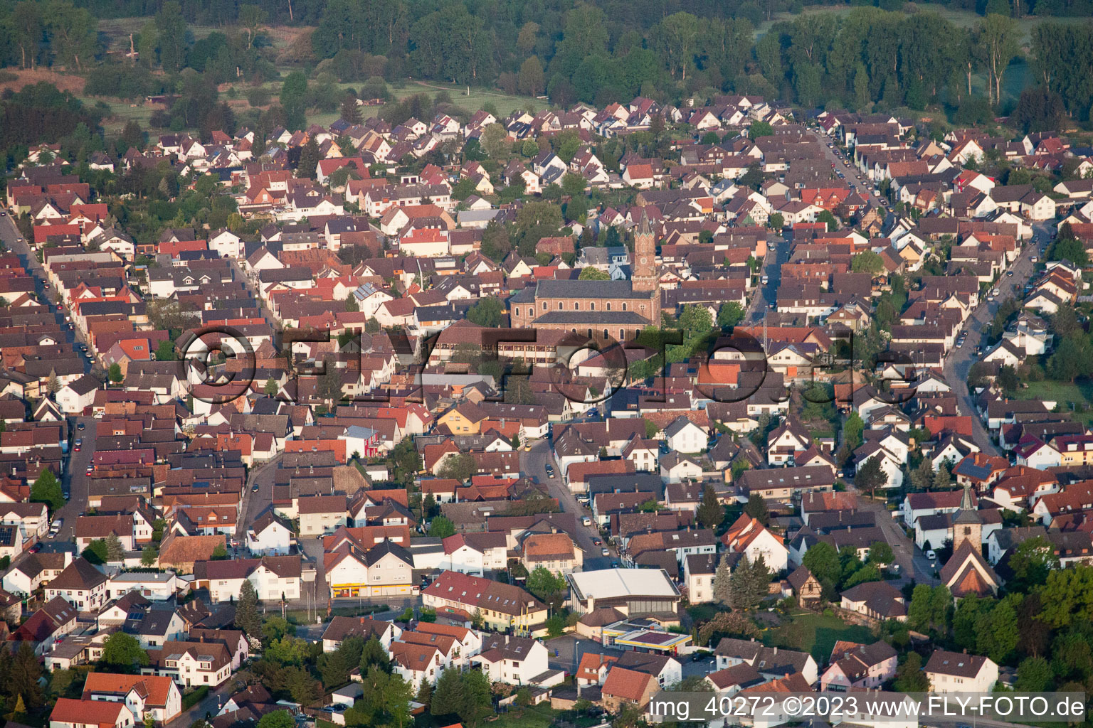 Bietigheim im Bundesland Baden-Württemberg, Deutschland von oben gesehen