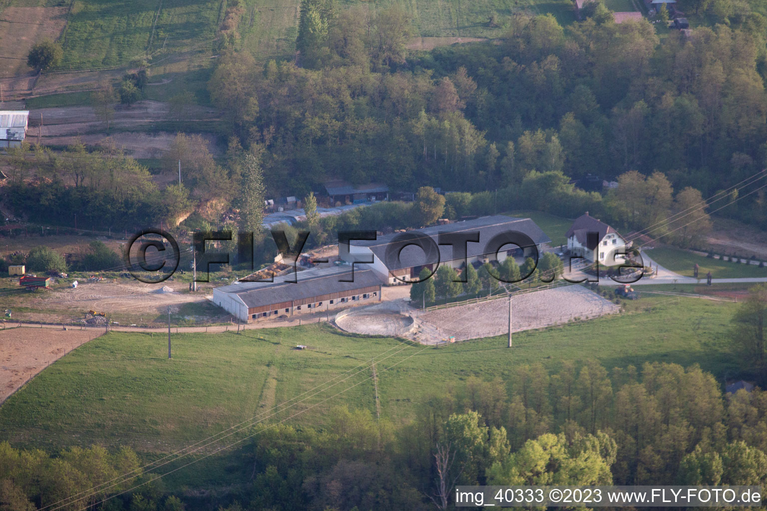 Luftbild von Mothern im Bundesland Bas-Rhin, Frankreich