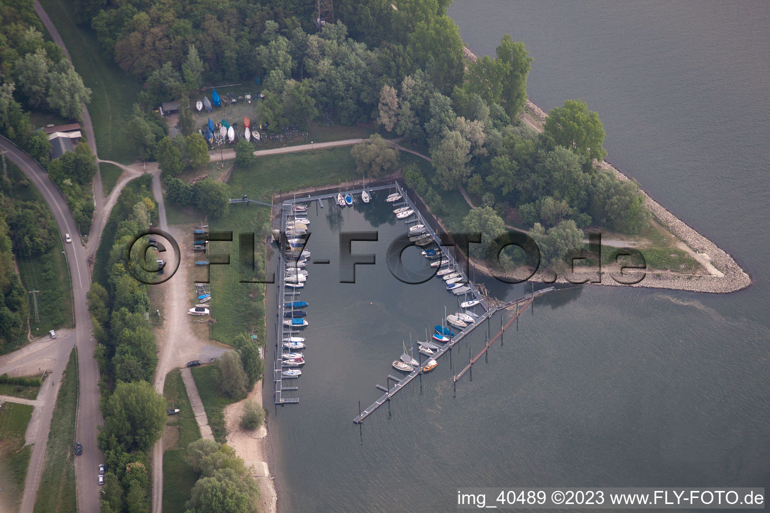 Waldsee, Yachtclub im Bundesland Rheinland-Pfalz, Deutschland
