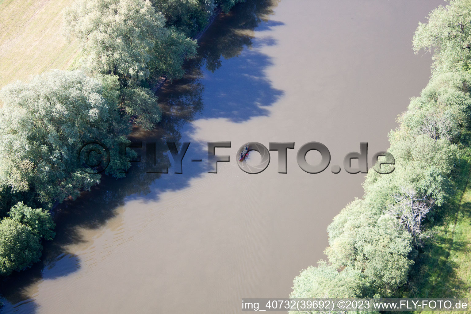 Luftbild von River Severn near Sandhurst in Ashleworth im Bundesland England, Großbritanien