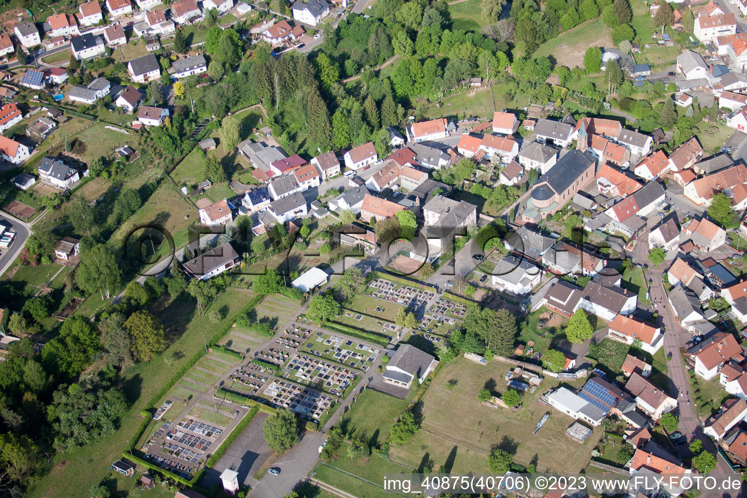 Luftbild von Eppenbrunn im Bundesland Rheinland-Pfalz, Deutschland