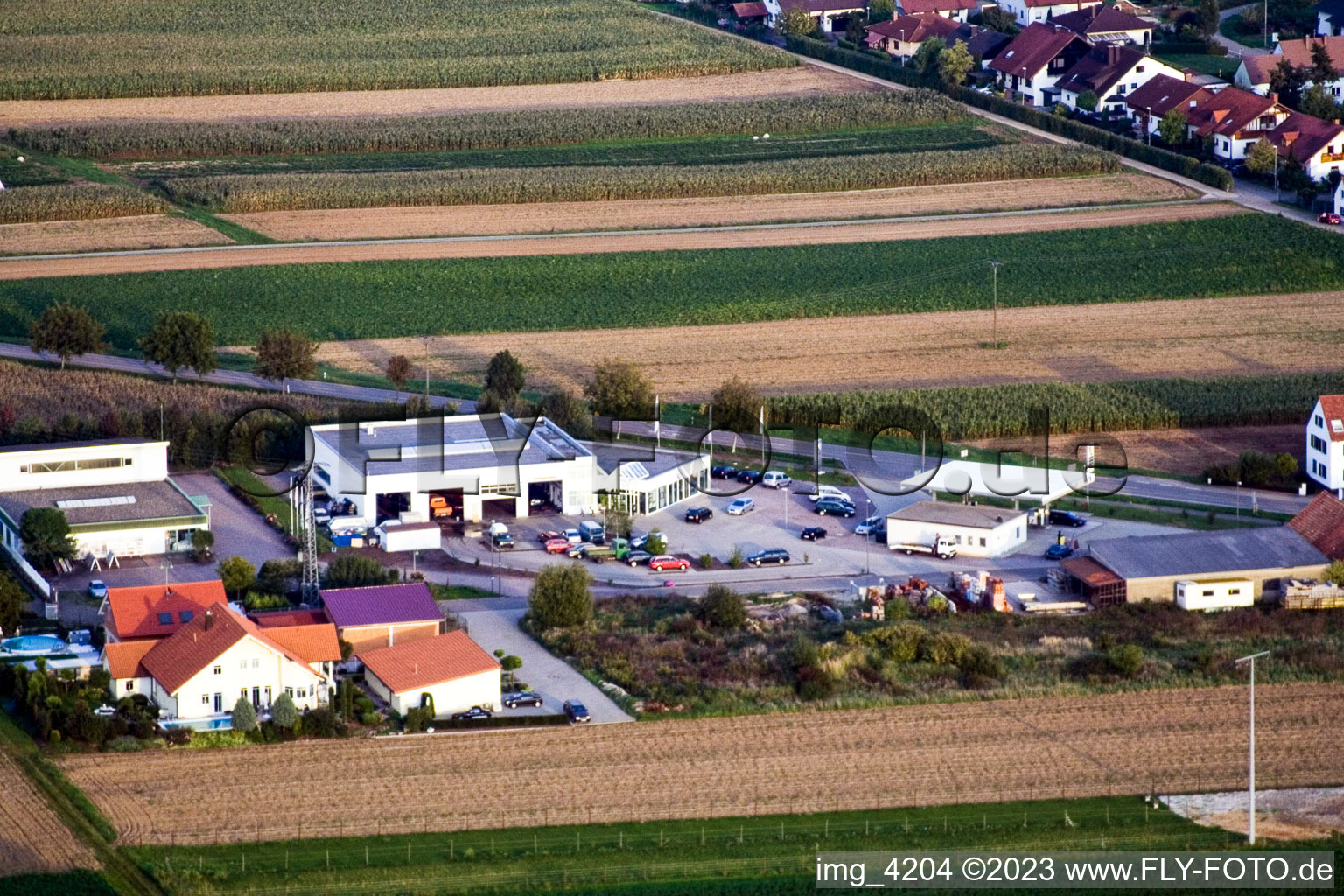Freckenfeld, Tankstelle im Bundesland Rheinland-Pfalz, Deutschland