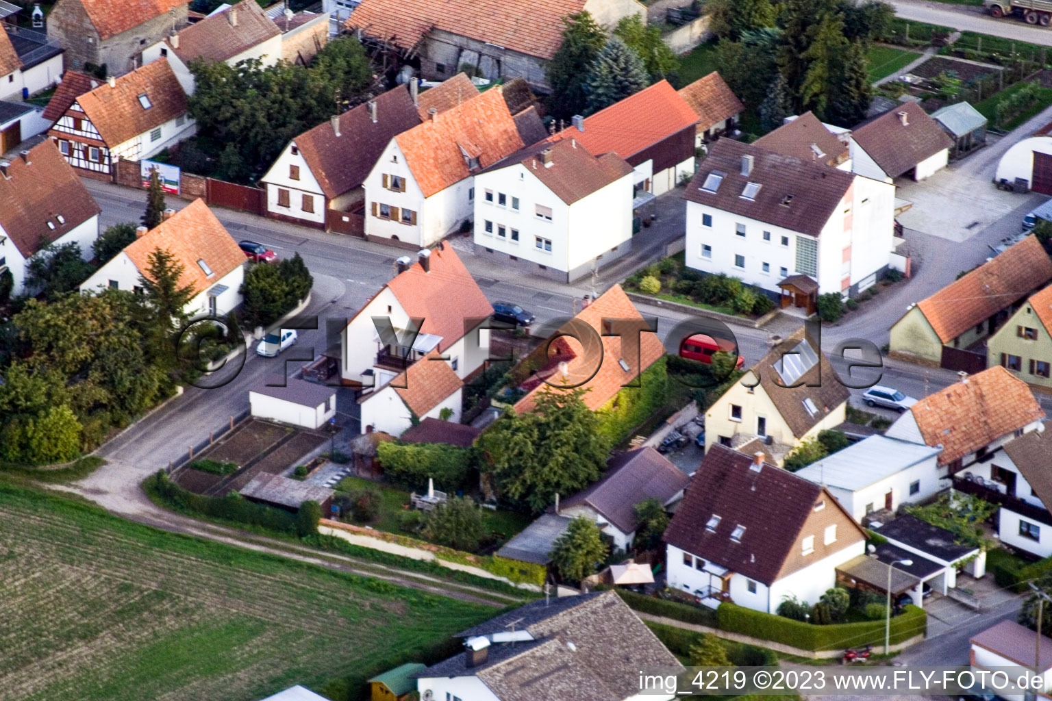 Drohnenaufname von Kandel Saarstr im Bundesland Rheinland-Pfalz, Deutschland