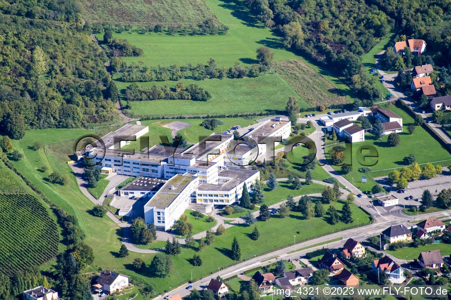 Wissembourg, Krankenhaus im Bundesland Bas-Rhin, Frankreich