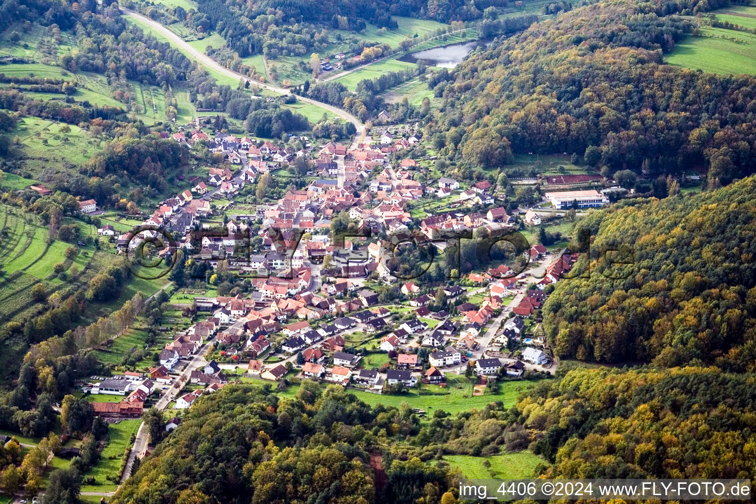 Silz von Osten im Bundesland Rheinland-Pfalz, Deutschland