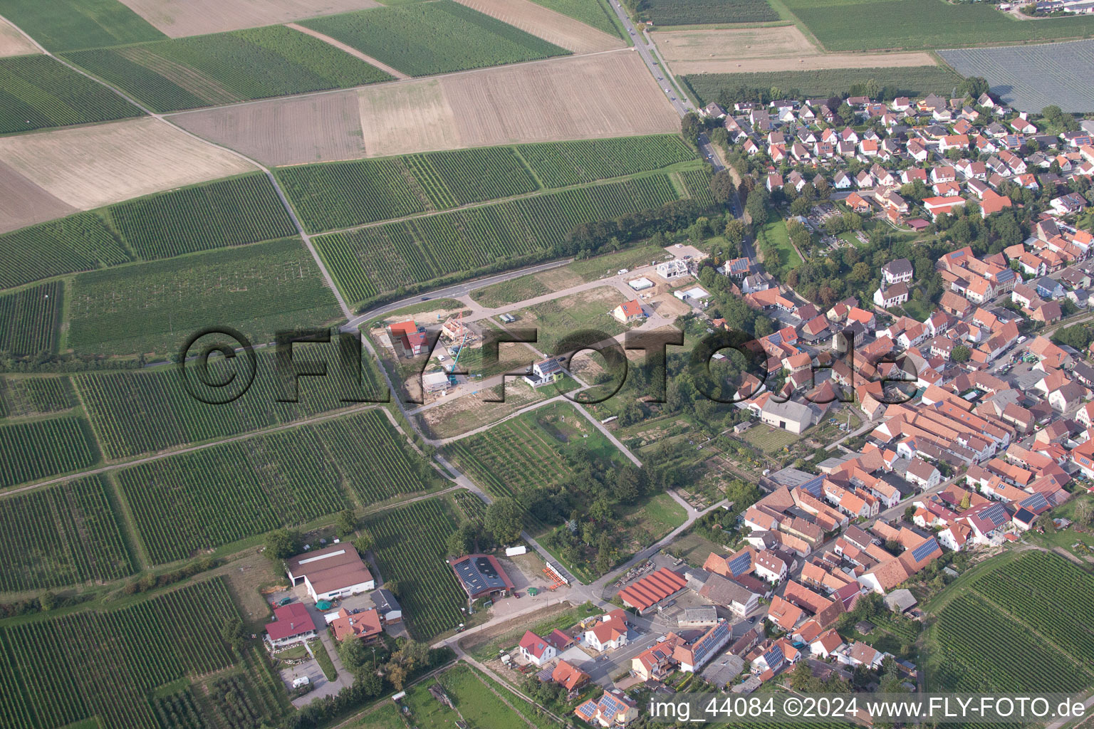 Drohnenaufname von Impflingen im Bundesland Rheinland-Pfalz, Deutschland