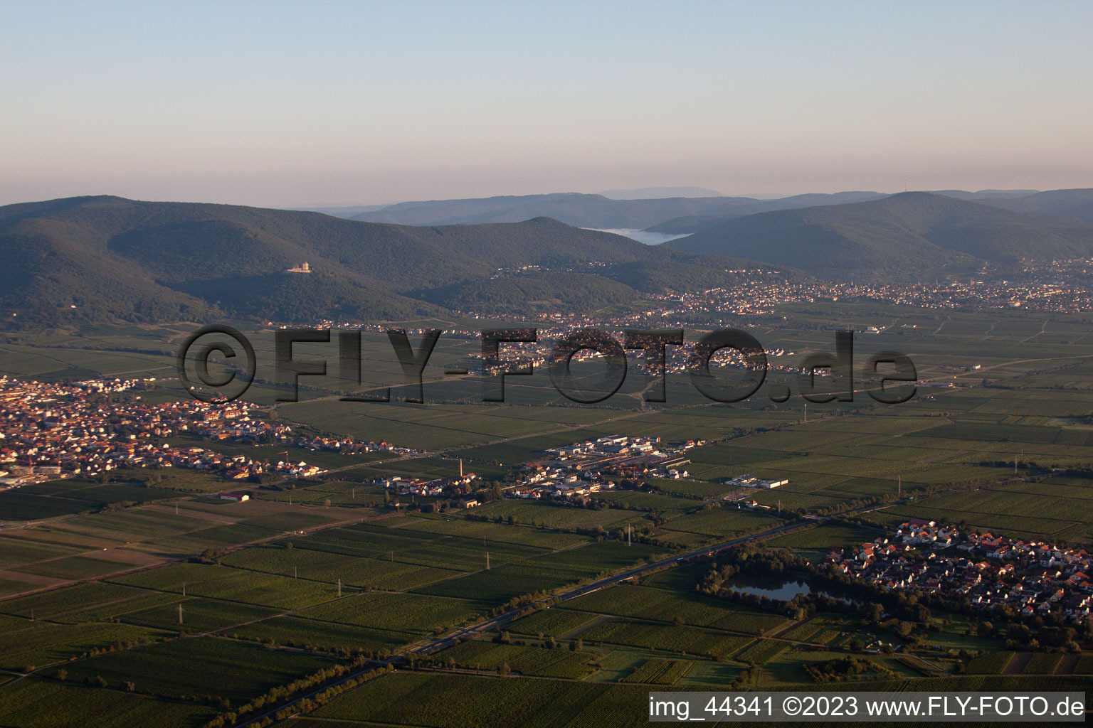 Luftbild von Maikammer im Bundesland Rheinland-Pfalz, Deutschland