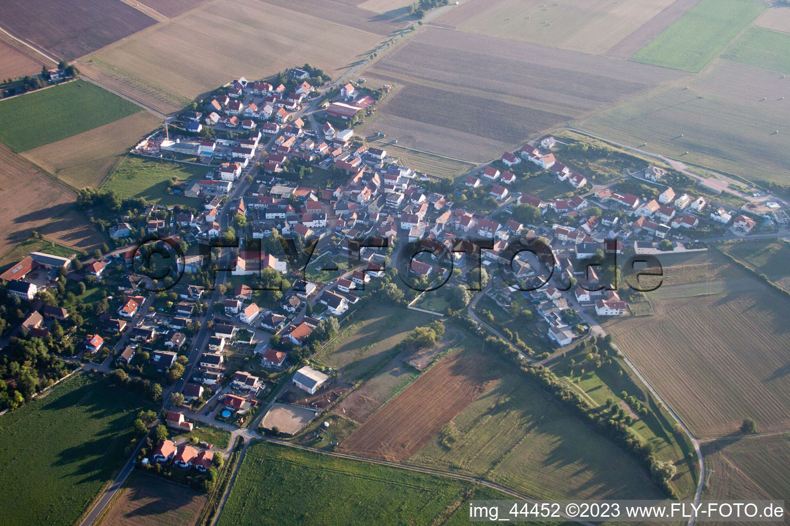 Quirnheim im Bundesland Rheinland-Pfalz, Deutschland vom Flugzeug aus