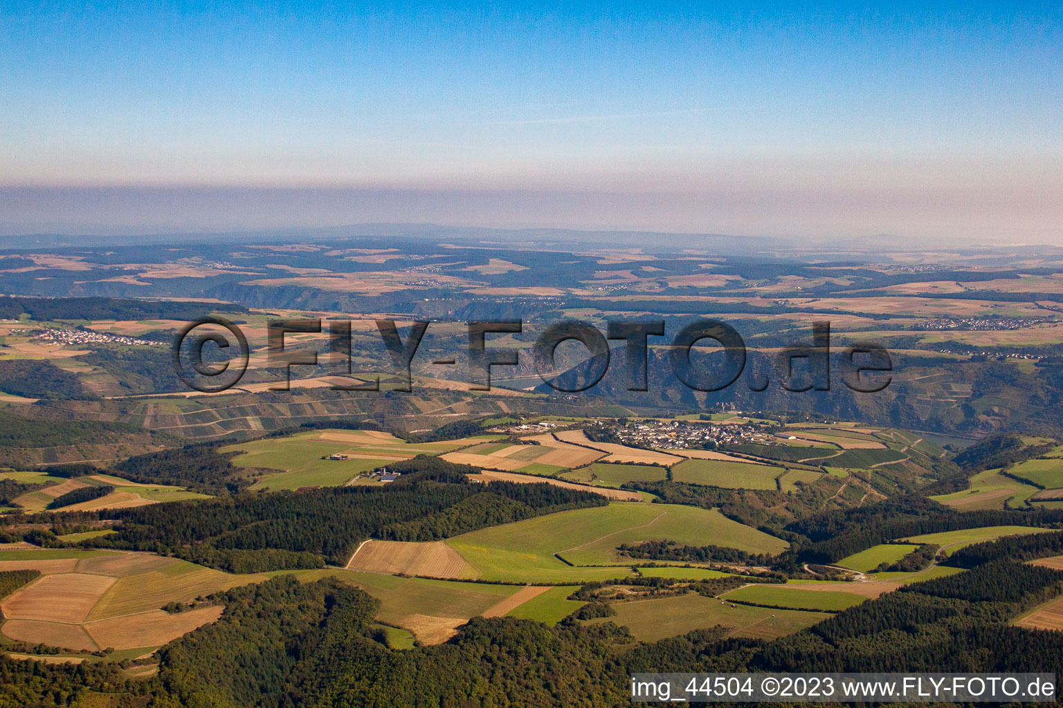 Luftbild von Loreley im Bundesland Rheinland-Pfalz, Deutschland