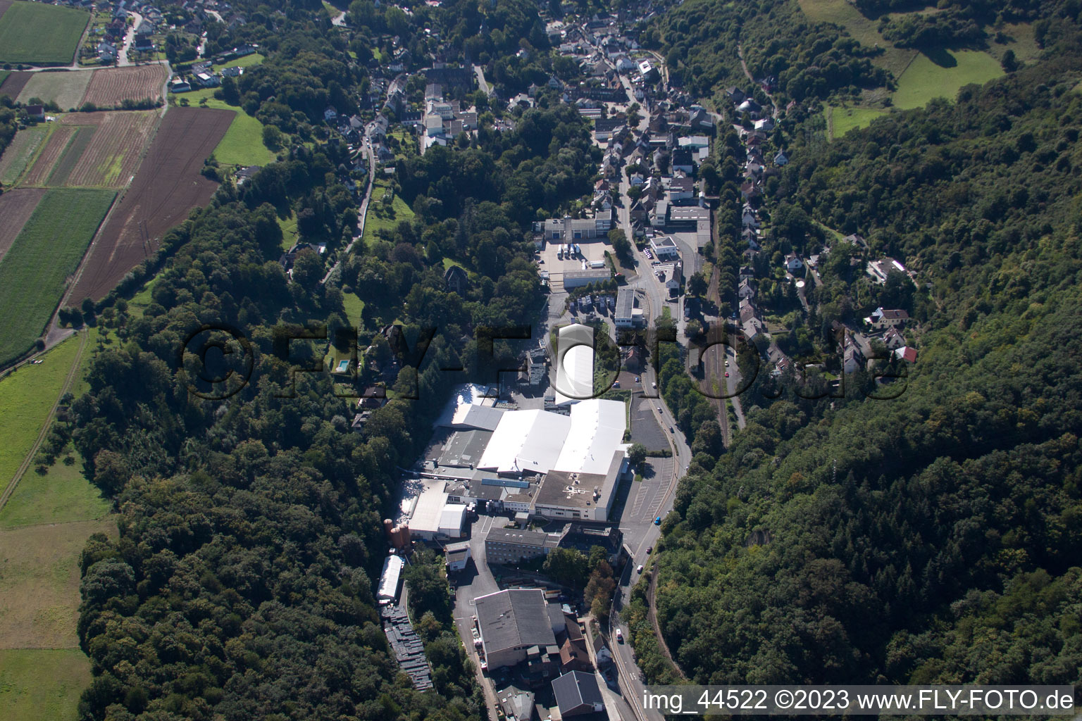 Luftbild von Brohl-Lützing im Bundesland Rheinland-Pfalz, Deutschland