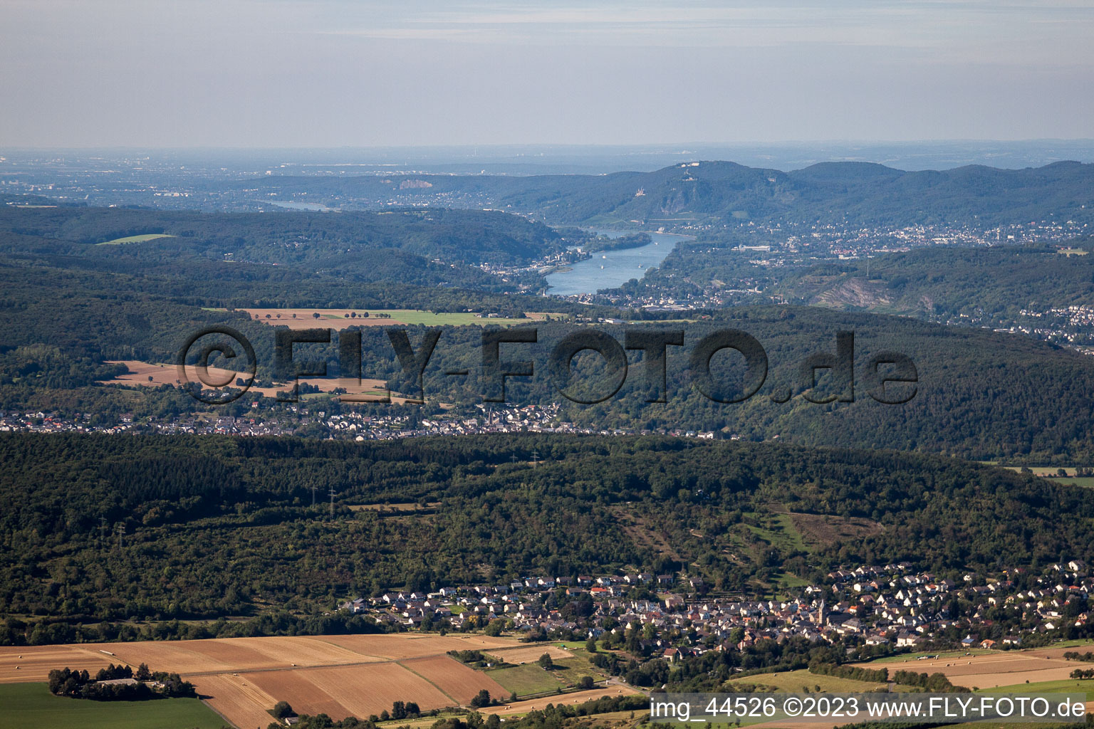 Luftbild von Sinzig im Bundesland Rheinland-Pfalz, Deutschland