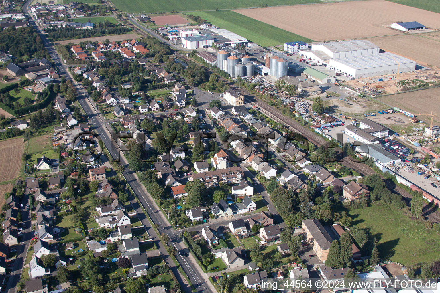 Luftbild von Derkum im Bundesland Nordrhein-Westfalen, Deutschland