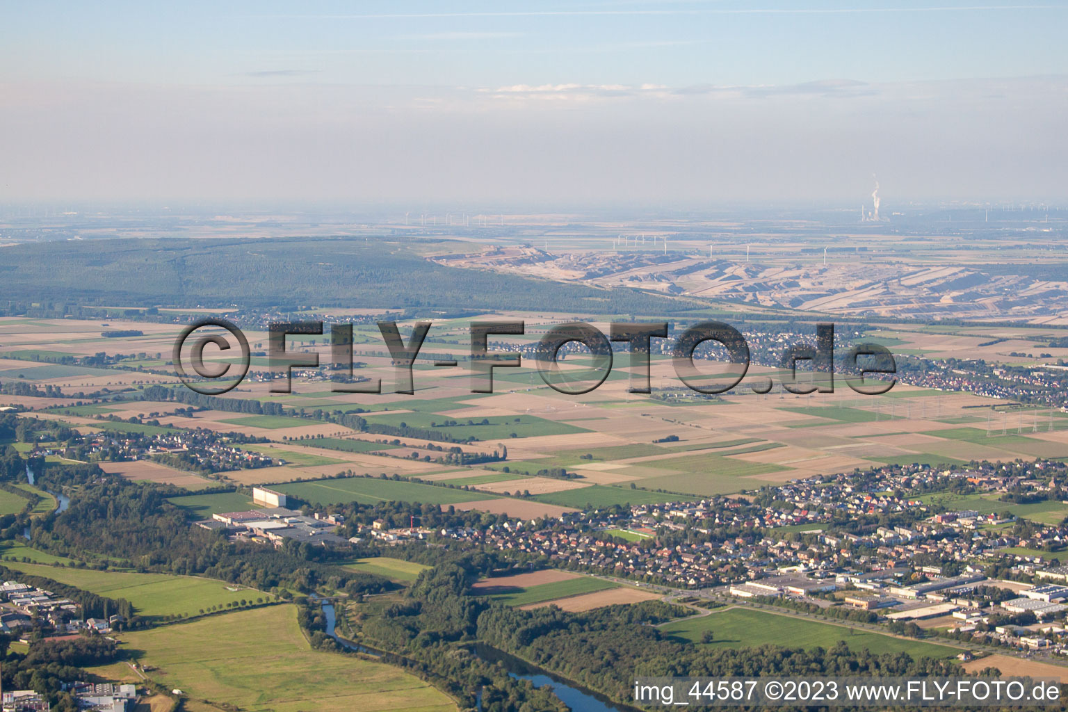 Luftbild von Düren, Blick auf Etzweiler im Bundesland Nordrhein-Westfalen, Deutschland