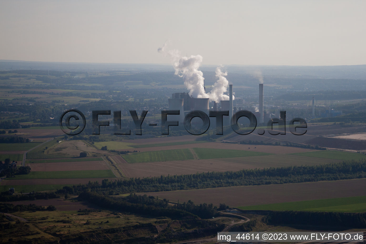 Inden, Braunkohletagebau im Bundesland Nordrhein-Westfalen, Deutschland aus der Luft betrachtet