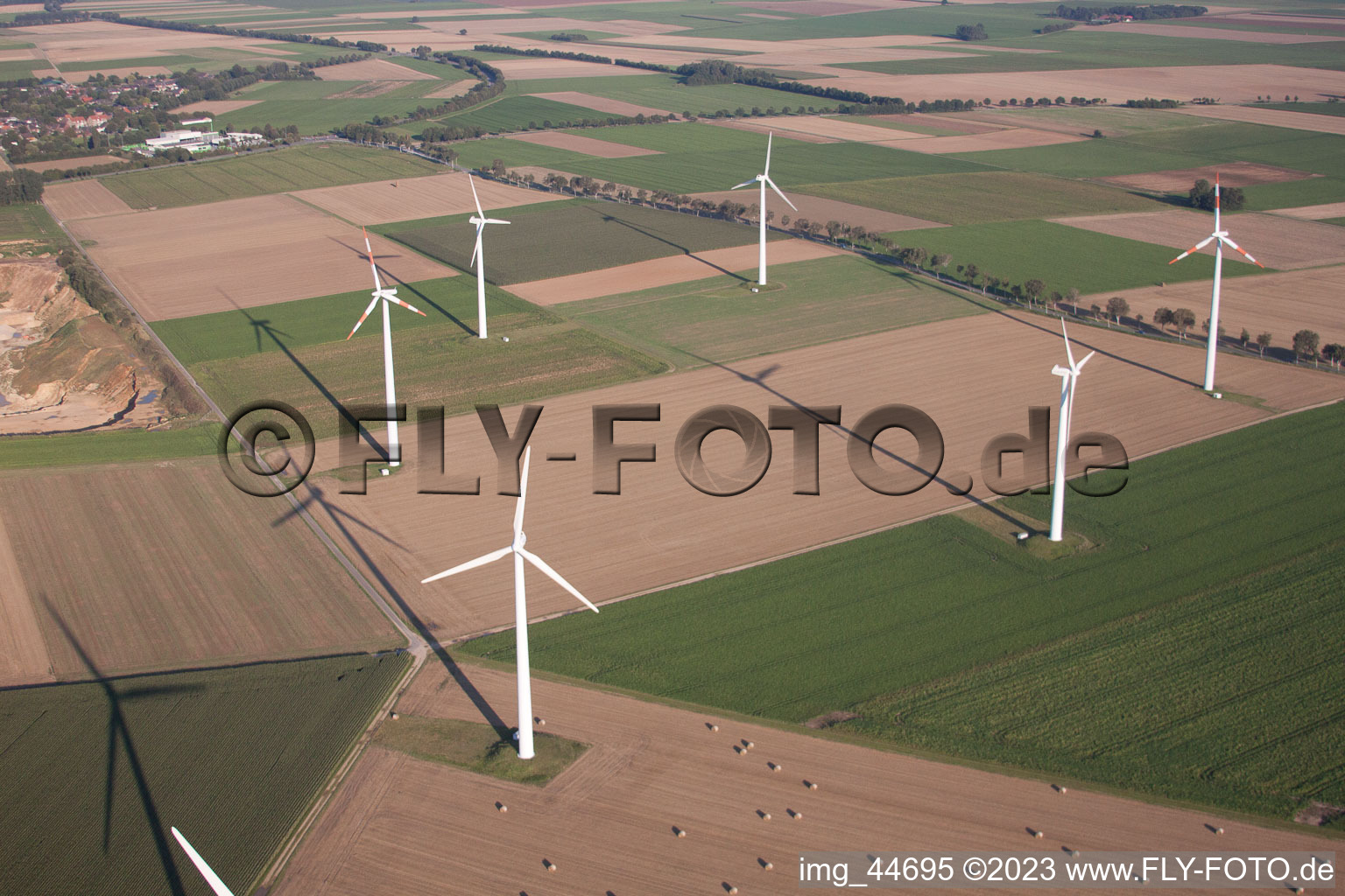 Luftaufnahme von Erkelenz im Bundesland Nordrhein-Westfalen, Deutschland