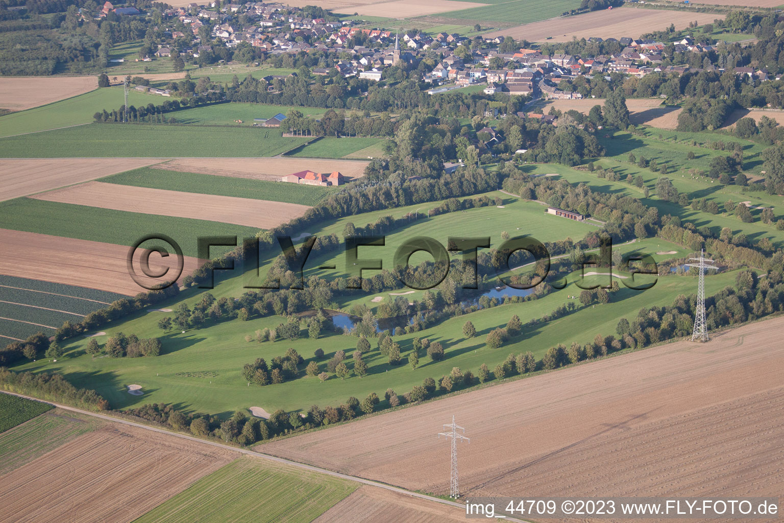 Luftbild von Mönchengladbach, Golfclub Mönchengladbach-Wanlo e.V im Bundesland Nordrhein-Westfalen, Deutschland