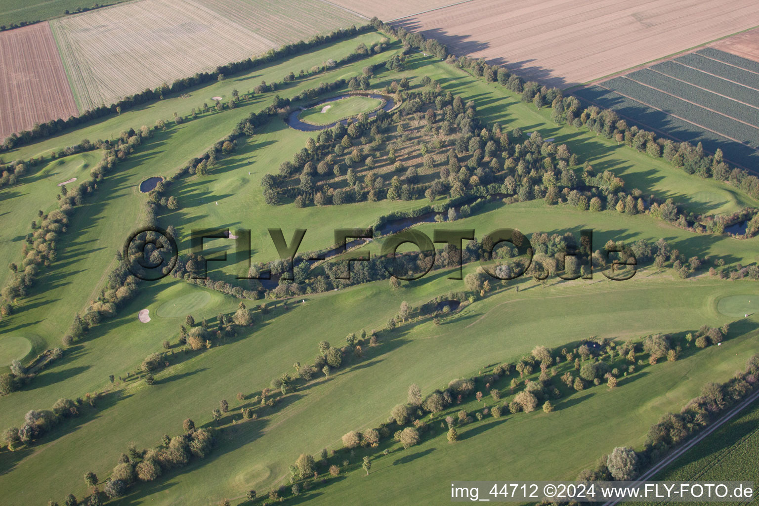 Mönchengladbach, Golfclub Mönchengladbach-Wanlo e.V im Bundesland Nordrhein-Westfalen, Deutschland von oben