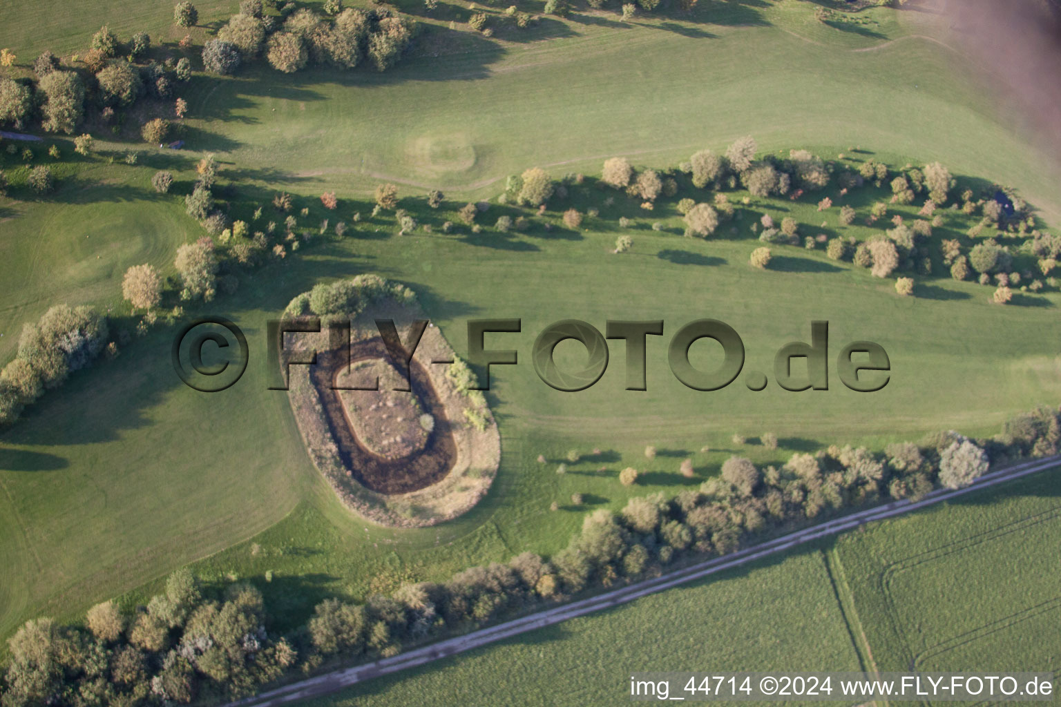 Mönchengladbach, Golfclub Mönchengladbach-Wanlo e.V im Bundesland Nordrhein-Westfalen, Deutschland von oben gesehen