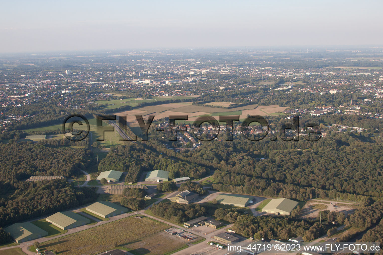Luftbild von Mönchengladbach im Bundesland Nordrhein-Westfalen, Deutschland