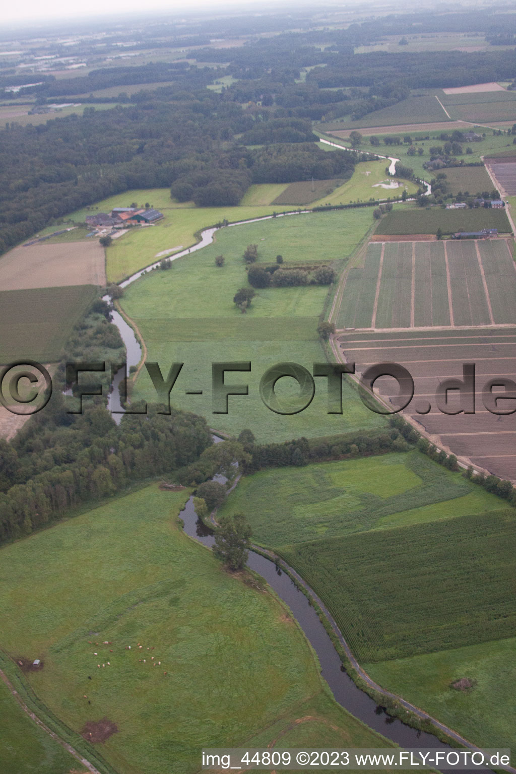 Luftaufnahme von Wachtendonk im Bundesland Nordrhein-Westfalen, Deutschland