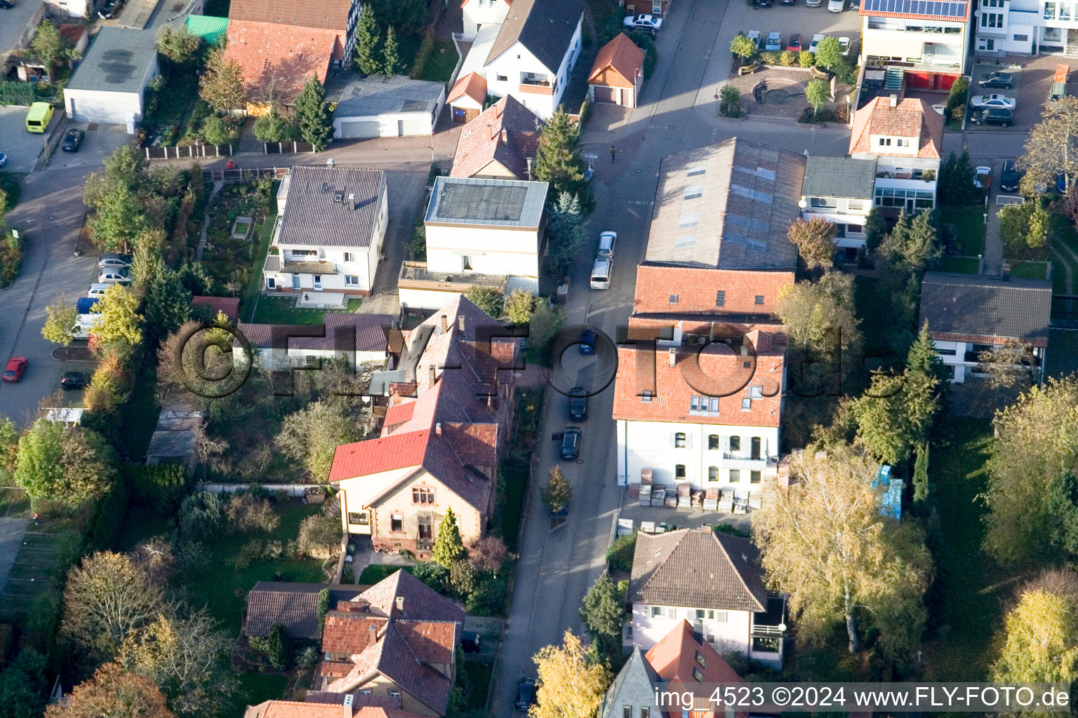 Drohnenbild von Bismarckstr in Kandel im Bundesland Rheinland-Pfalz, Deutschland