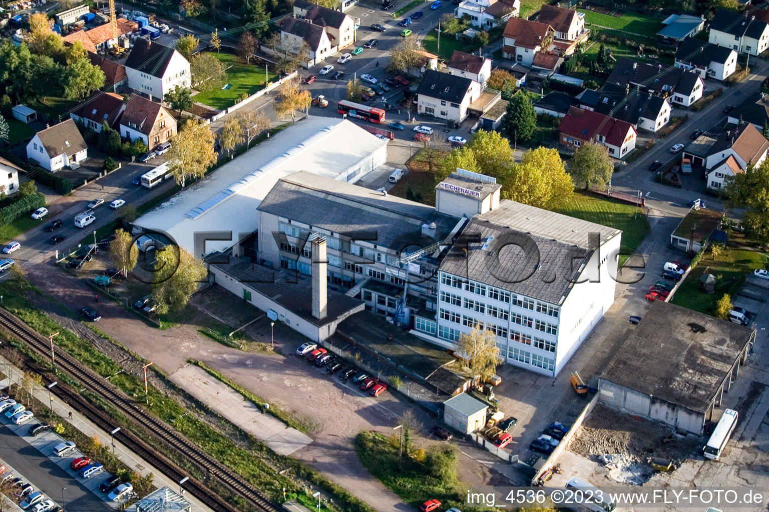 Luftbild von Kandel, Fa. Eichenauer im Bundesland Rheinland-Pfalz, Deutschland