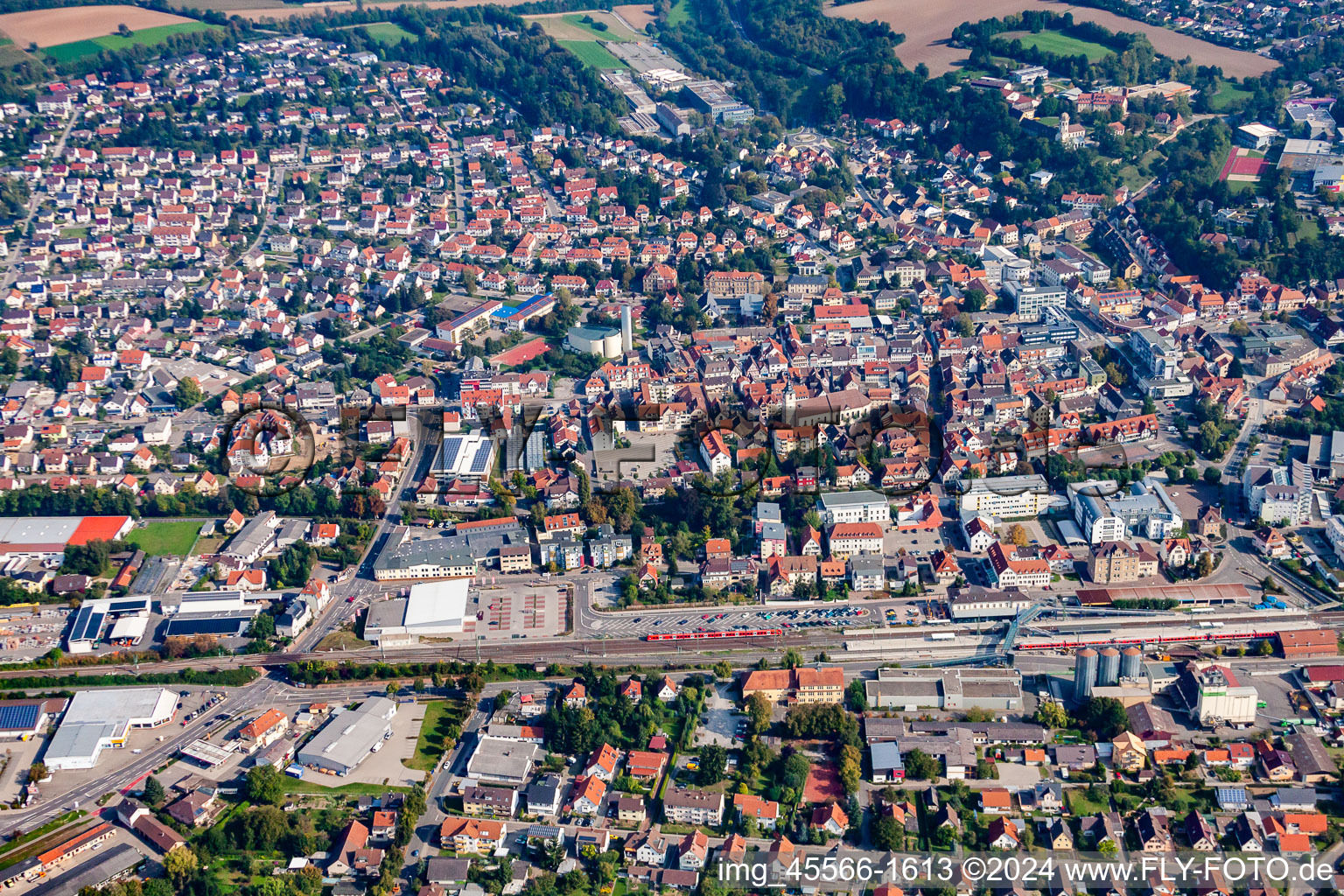 Zentrum in Sinsheim im Bundesland Baden-Württemberg, Deutschland