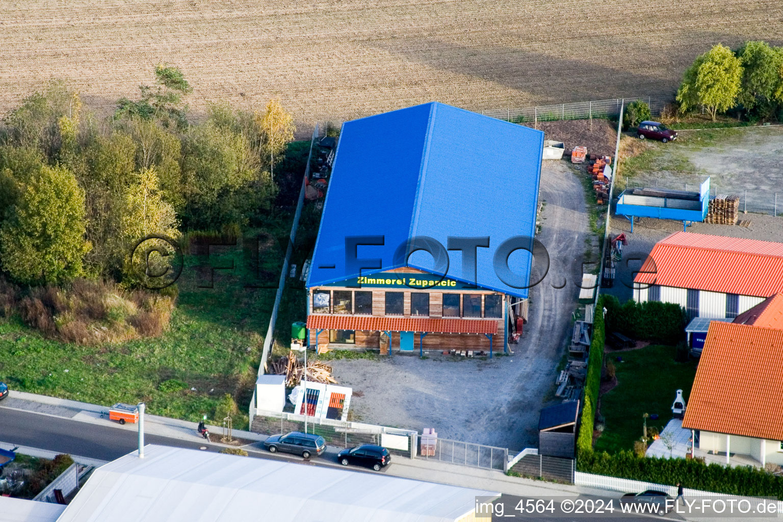 Rülzheim, Nordring, Zimmerei Zupancic im Bundesland Rheinland-Pfalz, Deutschland