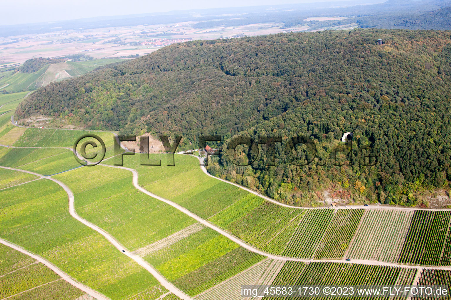 Luftbild von Bullenheim im Bundesland Bayern, Deutschland