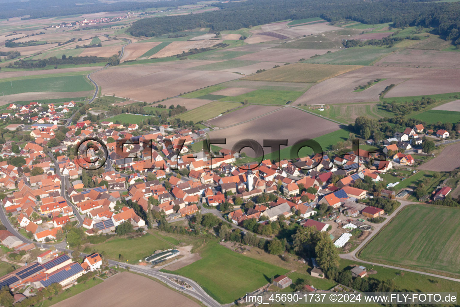 Ortsteil Nenzenheim in Iphofen im Bundesland Bayern, Deutschland