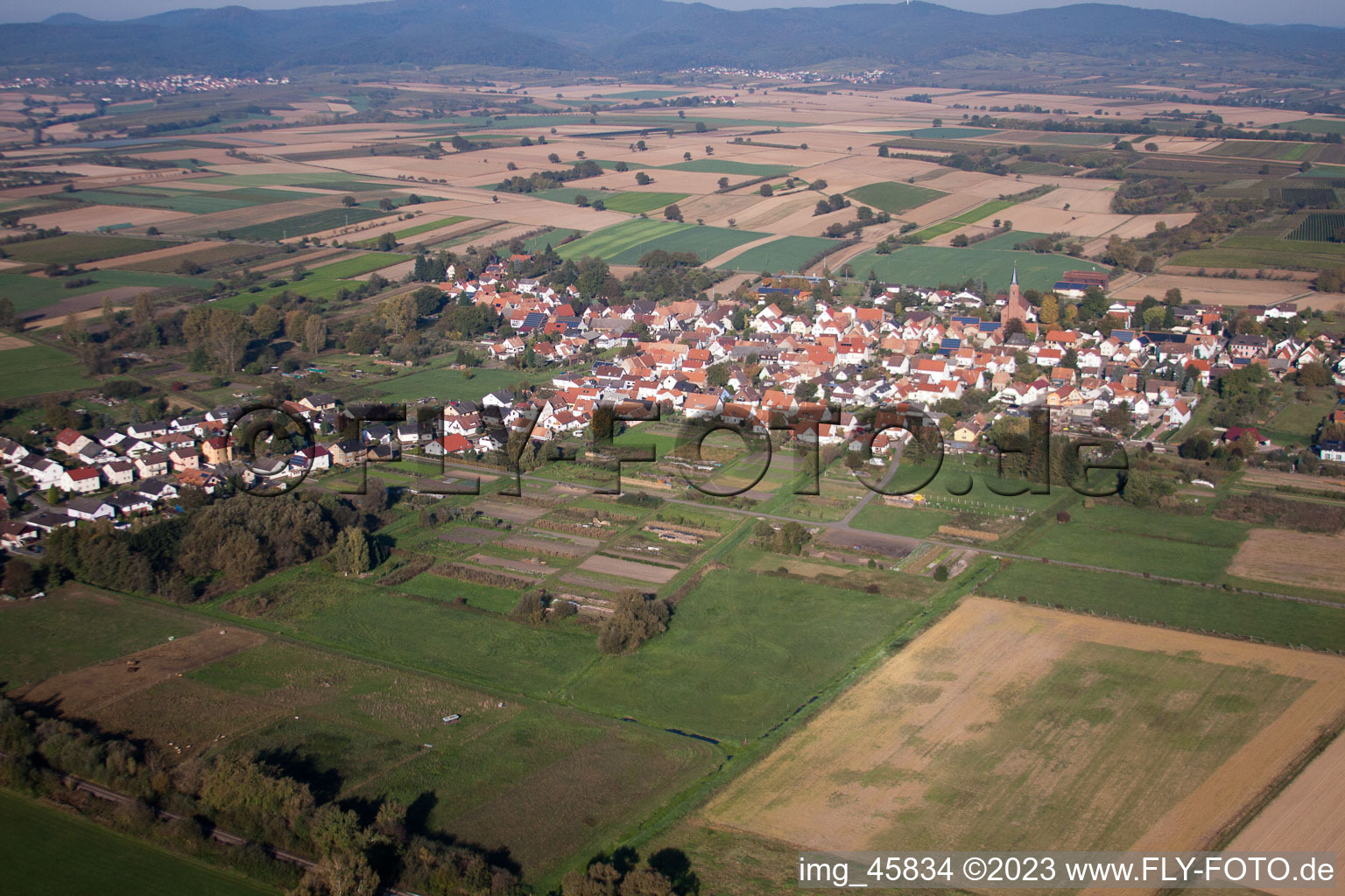 Luftbild von Steinfeld im Bundesland Rheinland-Pfalz, Deutschland