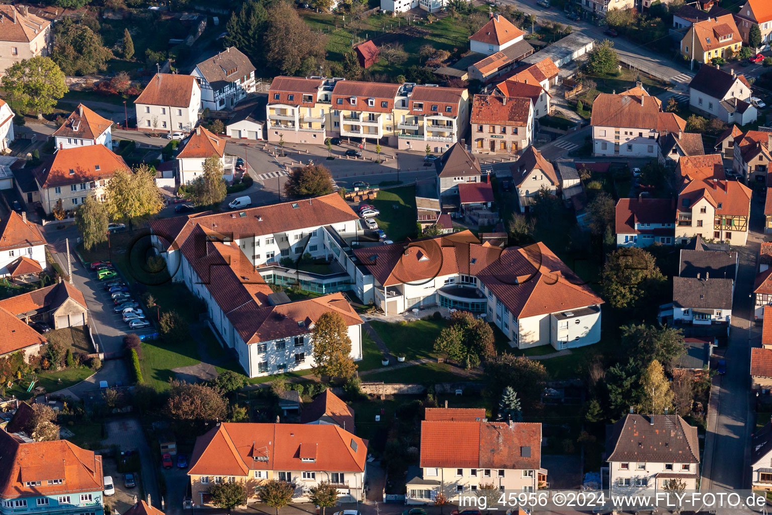 Gesundheitszentrum und Ärztehaus Ctre Hospitalier General Wissembourg in Lauterbourg in Grand Est im Bundesland Bas-Rhin, Frankreich